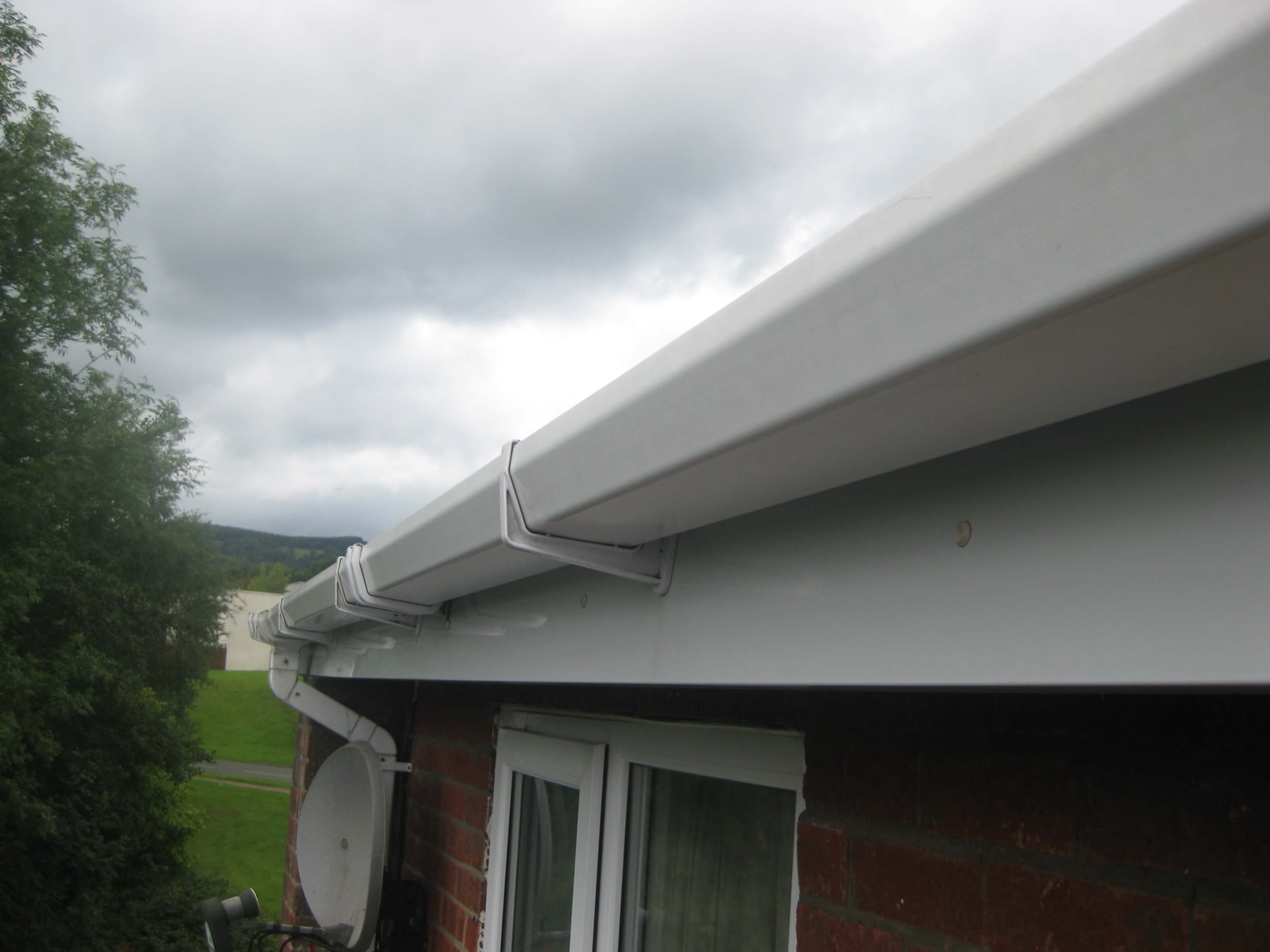 New uPVC Gutter Installation Caerphilly