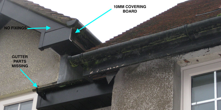 Bad roofline installation 1