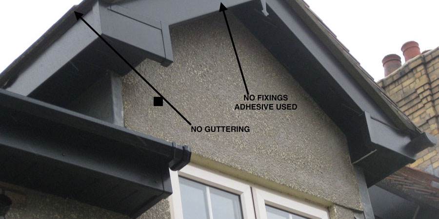 Bad roofline installation 6